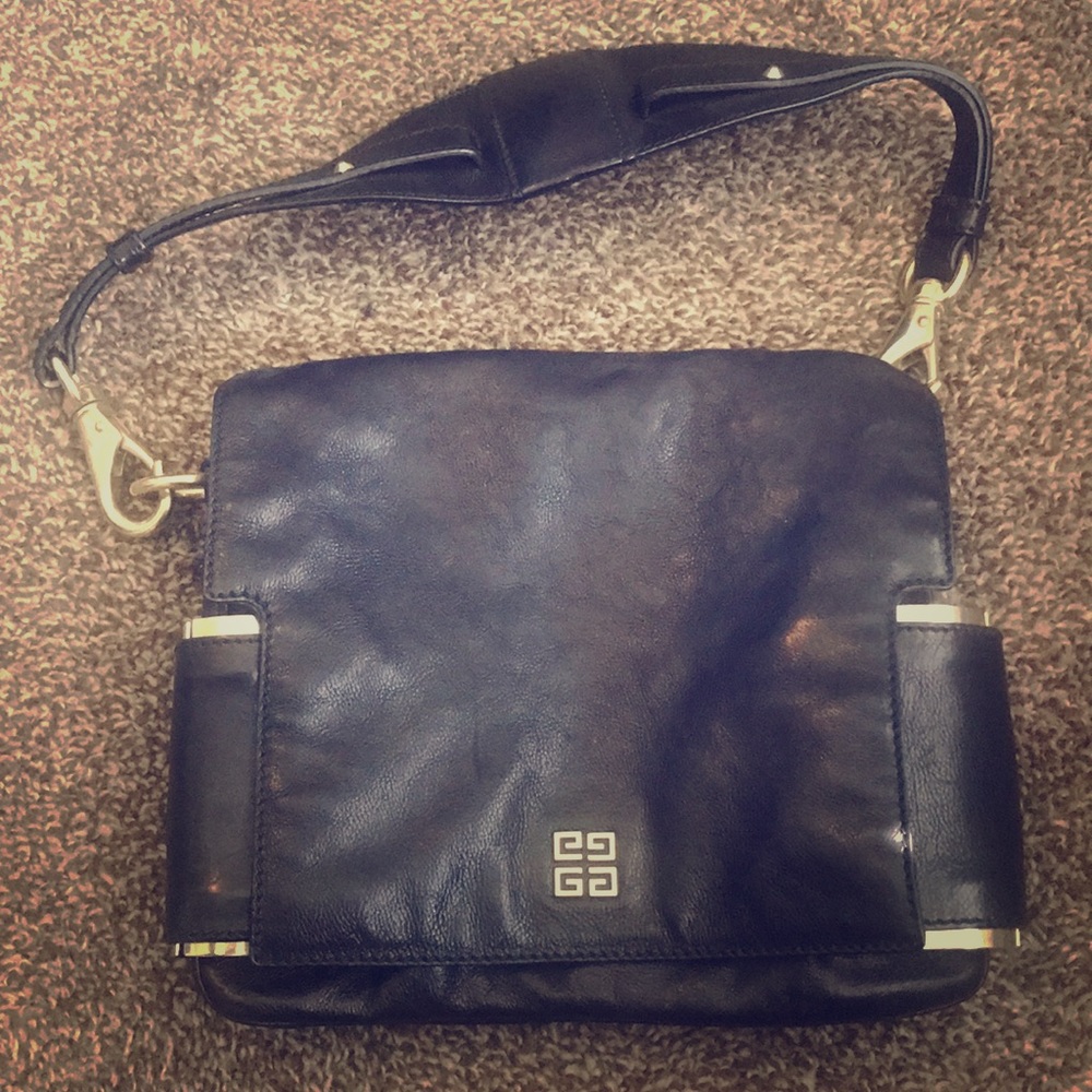 Givenchy Melancholia Leather/Gold Hardware Handbag
